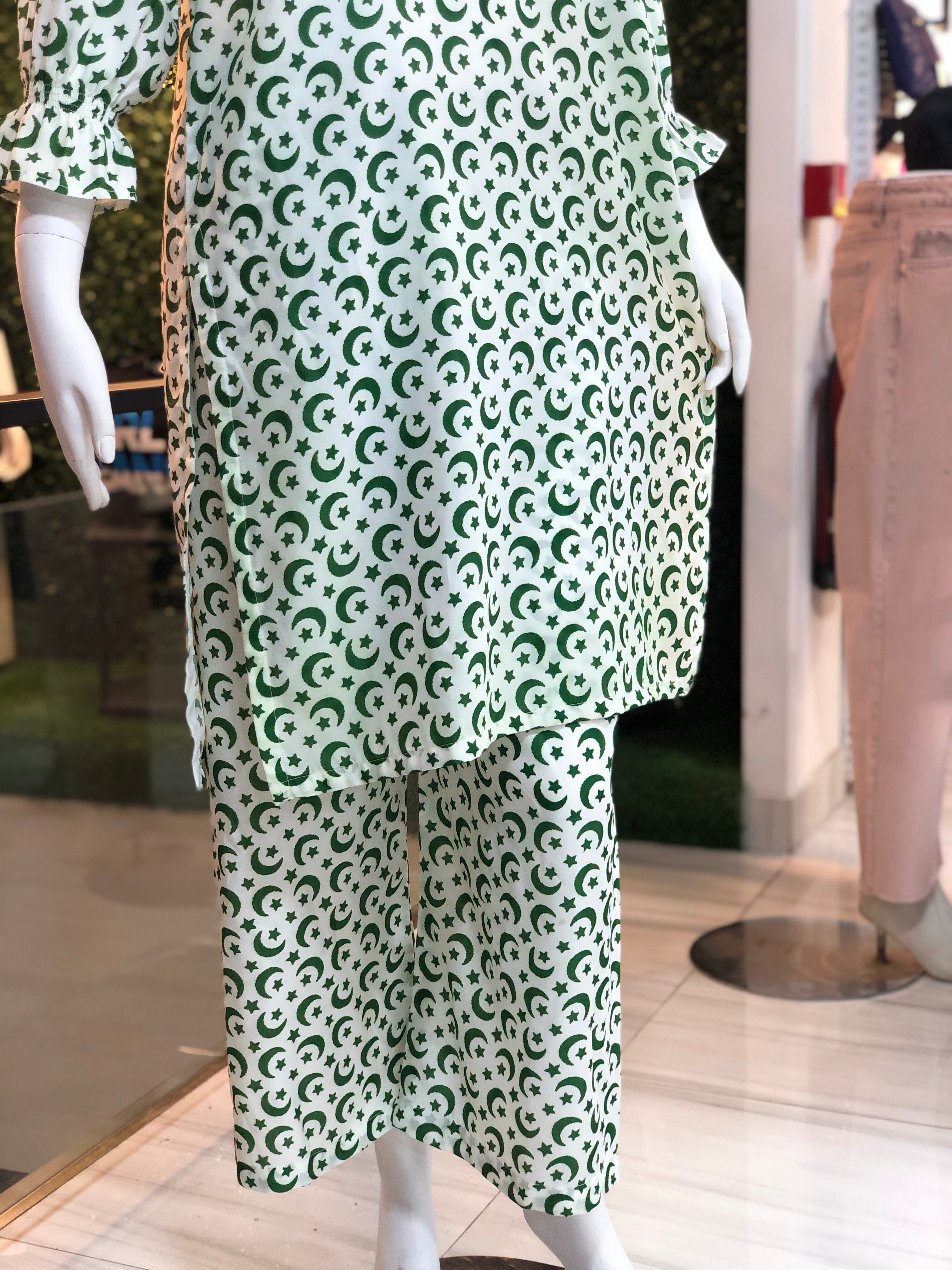Green Elegant 2PC Outfit for Effortless Style and Comfort