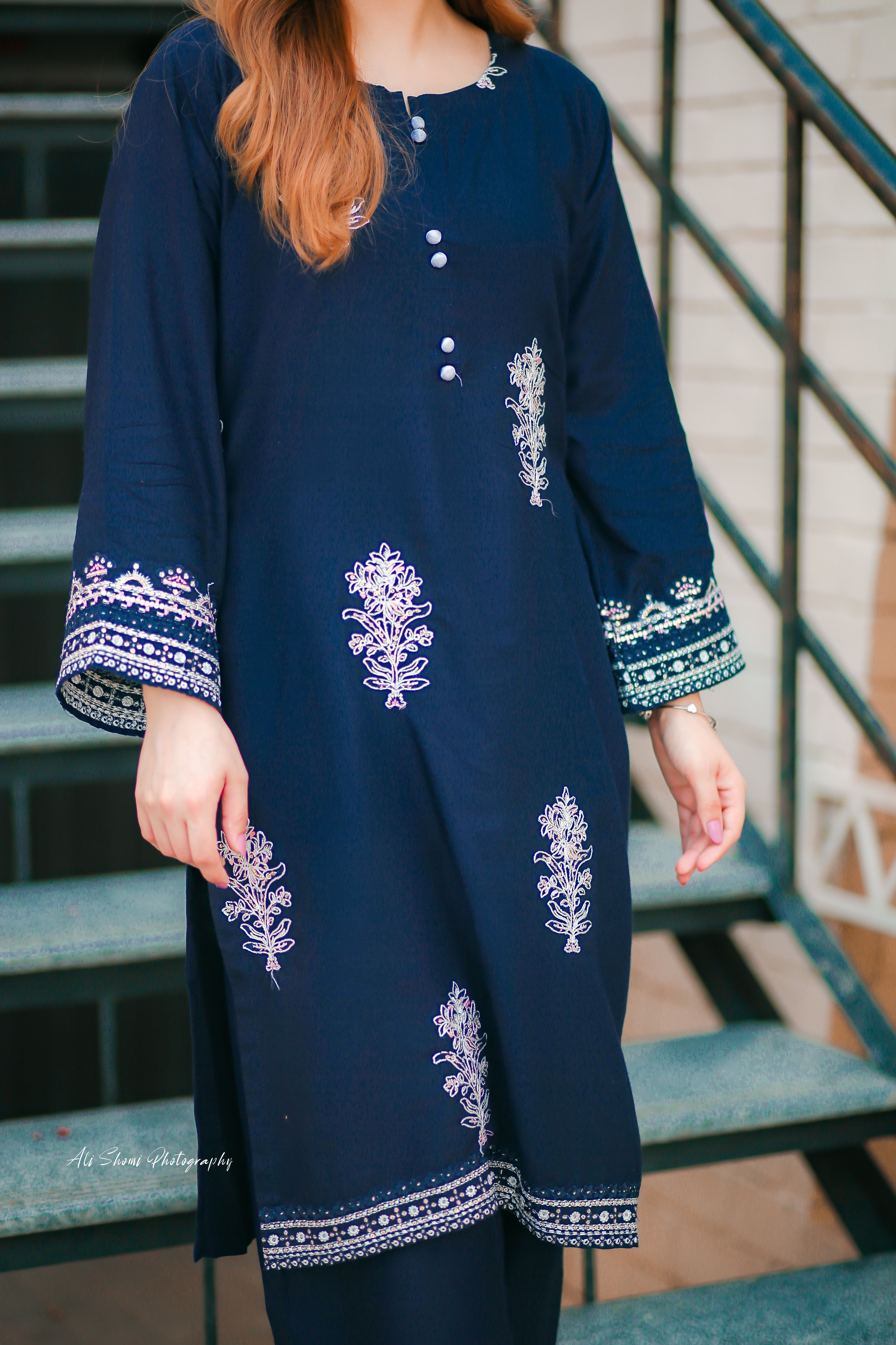 Neelam Embroidered Two Piece Set for Elegance and Style