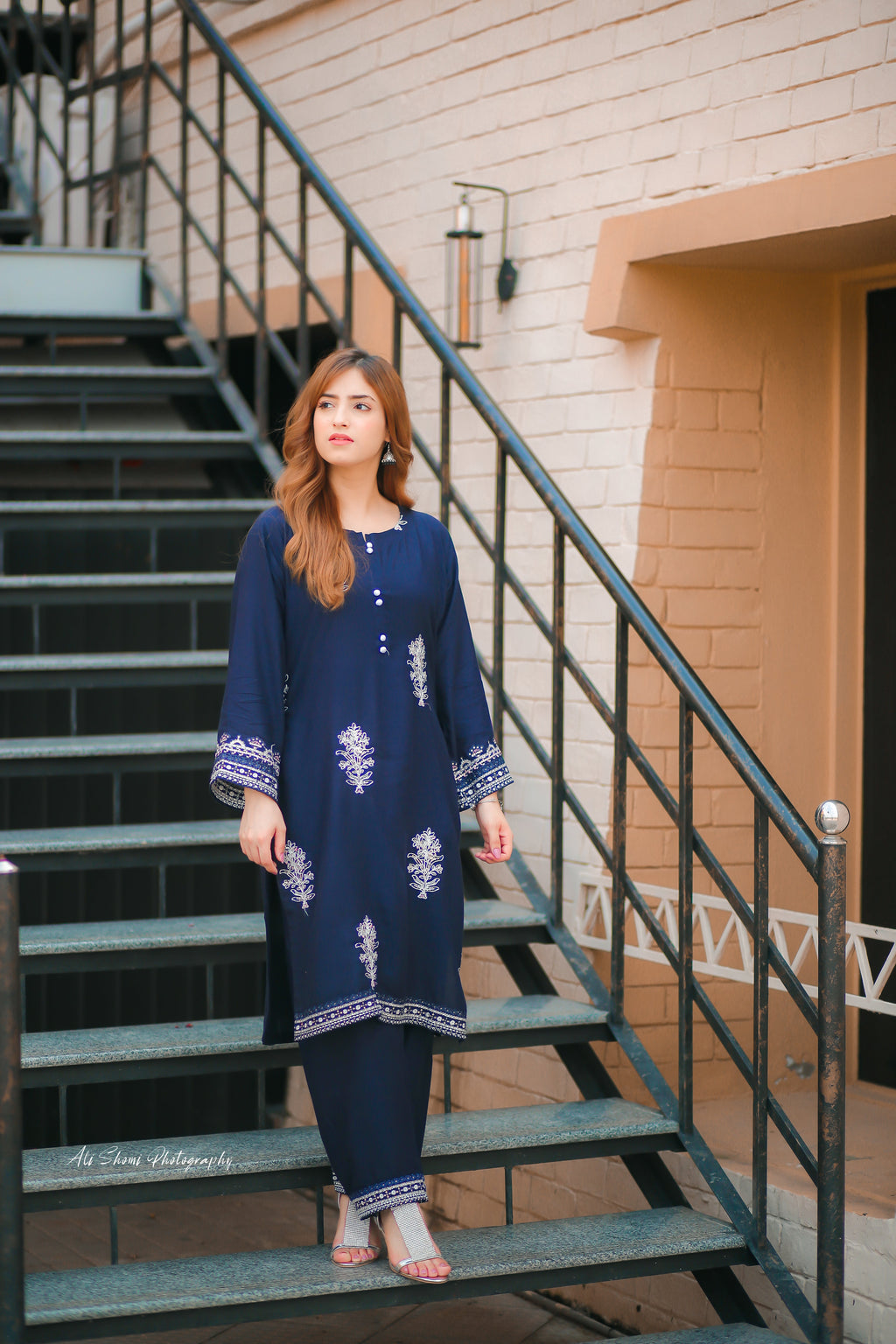 Neelam Embroidered Two Piece Set for Elegance and Style