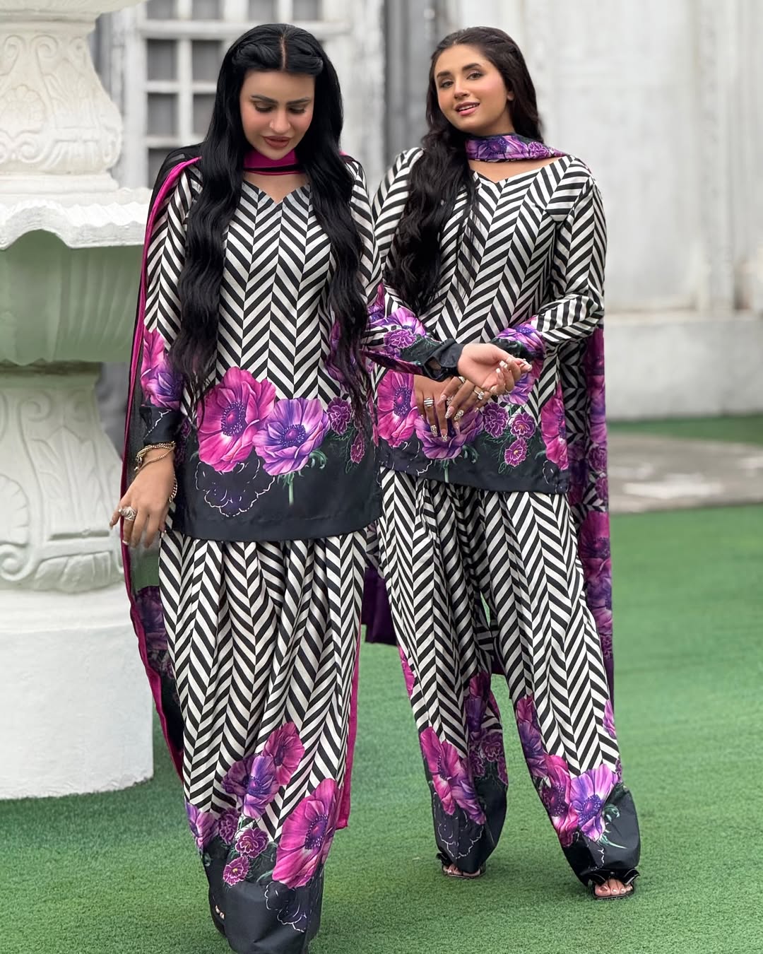 Floral Digital Art Set - 2pc Collection
