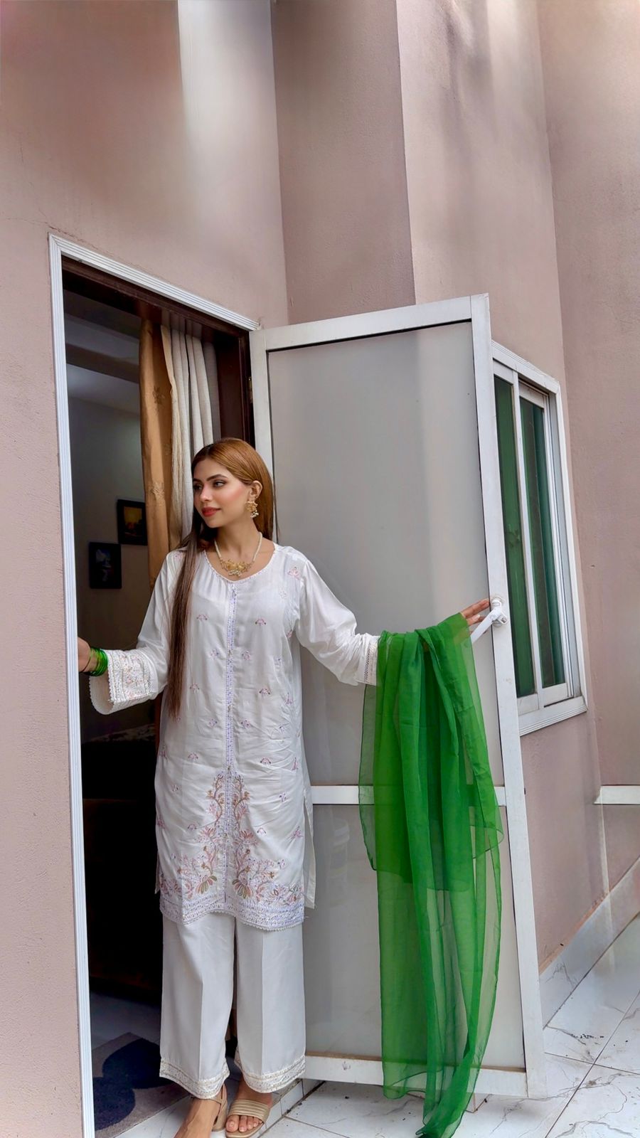 JANIFER Embroidered 3PC Set for Elegant Style and Comfort