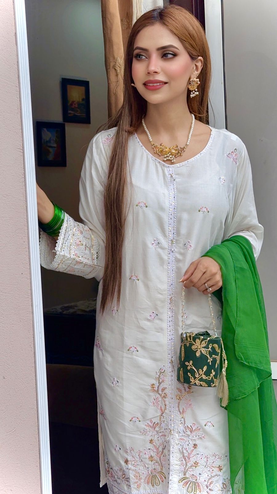 JANIFER Embroidered 3PC Set for Elegant Style and Comfort