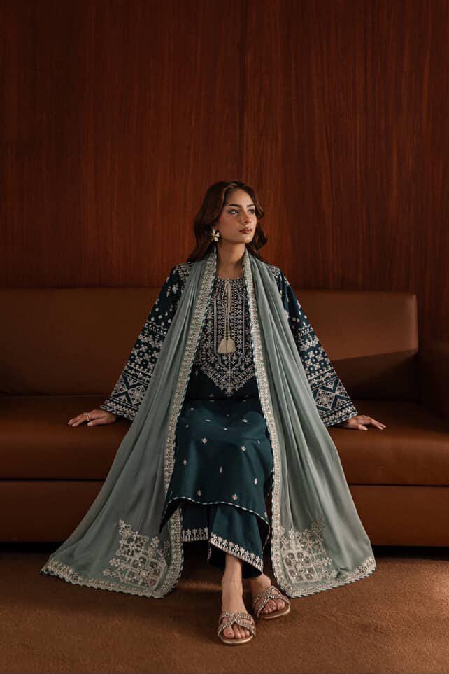 Adaab Embroidered 3 Piece Set - Elegant and Stylish Outfit for Every Occasion