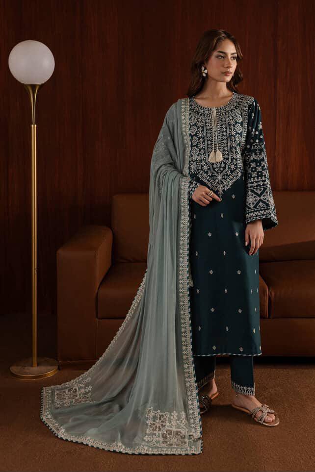 Adaab Embroidered 3 Piece Set - Elegant and Stylish Outfit for Every Occasion